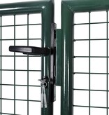VidaXL Hekpoort staal 306x100 cm groen