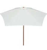 VidaXL Parasol 270x270 cm houten paal crèmewit