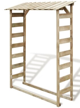 VidaXL Haardhoutopslag 150x44x176 cm geïmpregneerd grenenhout