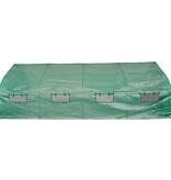 VidaXL Tuinkas walk-in draagbare polytunnel met stalen frame 18 m²