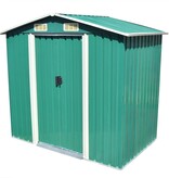 VidaXL Tuinberging 204x132x186 cm metaal groen