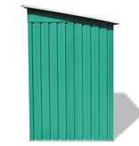VidaXL Tuinschuur metaal groen