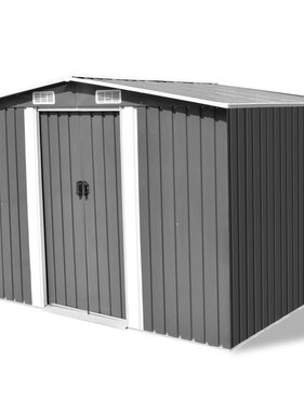 VidaXL Tuinberging 257x205x178 cm metaal grijs