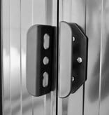 VidaXL Tuinberging 257x205x178 cm metaal grijs