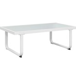 VidaXL 5-delige Loungeset textileen aluminium zwart