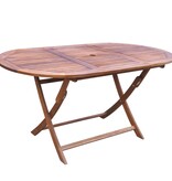 VidaXL 9-delige Tuinset met kussens massief acaciahout