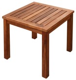 VidaXL 9-delige Tuinset met kussens massief acaciahout