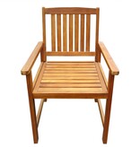 VidaXL Tuinstoelen 2 st massief acaciahout bruin