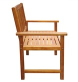 VidaXL Tuinstoelen 2 st massief acaciahout bruin