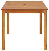 VidaXL Tuintafel 140x80x74 cm massief acaciahout