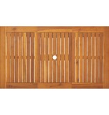 VidaXL Tuintafel 140x80x74 cm massief acaciahout