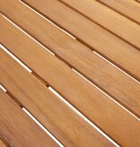 VidaXL Tuintafel 140x80x74 cm massief acaciahout