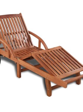 VidaXL Ligbed massief acaciahout