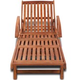 VidaXL Ligbed massief acaciahout