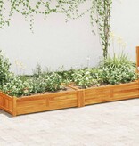 VidaXL Plantenbak verhoogd 200x50x25 cm acaciahout