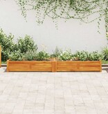 VidaXL Plantenbak verhoogd 200x50x25 cm acaciahout