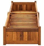 VidaXL Plantenbak verhoogd 200x50x25 cm acaciahout