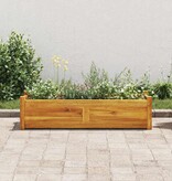 VidaXL Plantenbak verhoogd 100x30x25 cm acaciahout