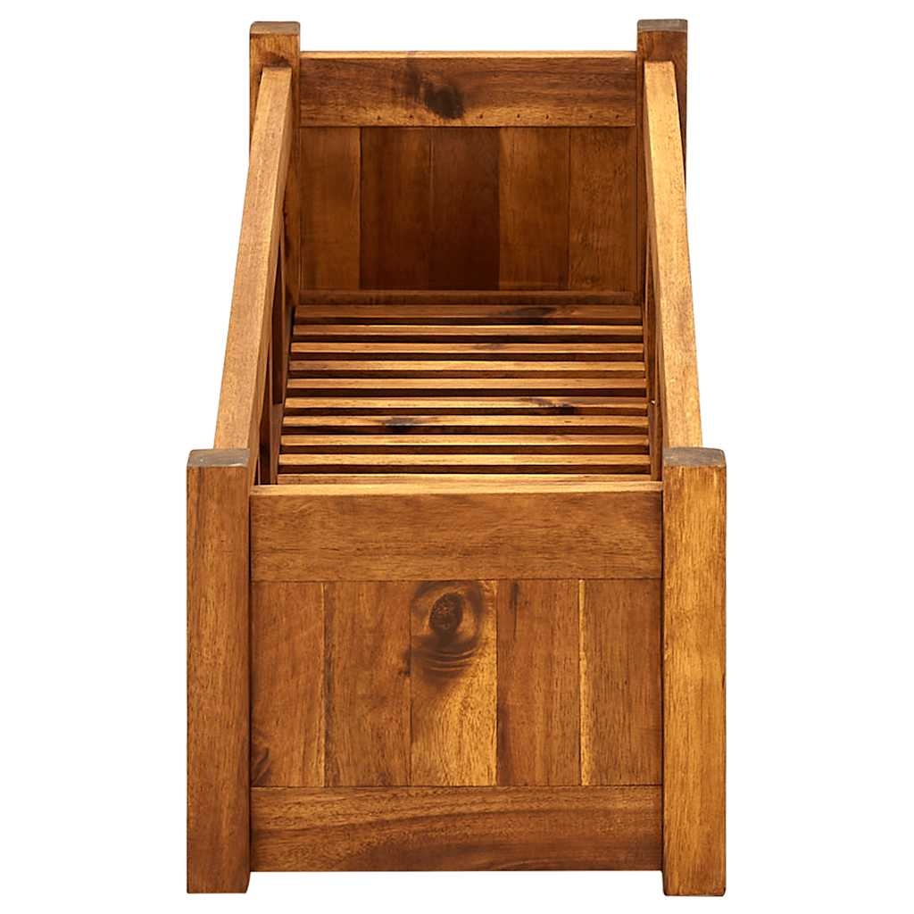 VidaXL Plantenbak verhoogd 100x30x25 cm acaciahout