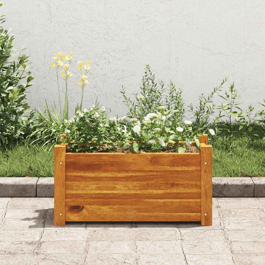 VidaXL Plantenbak verhoogd 50x25x25 cm acaciahout