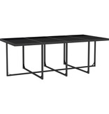 VidaXL 13-delige Tuinset met kussens poly rattan zwart