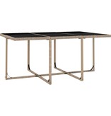 VidaXL 11-delige Tuinset met kussens poly rattan beige