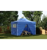 VidaXL Vouwtent pop-up met 4 zijwanden 3x4,5 m blauw