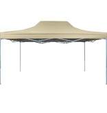 VidaXL Vouwtent pop-up 3x4,5 m crèmewit
