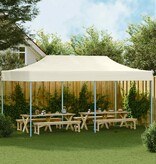 VidaXL Vouwtent pop-up 3x6 m crèmewit