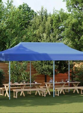 VidaXL Vouwtent pop-up 3x6 m blauw