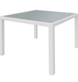 VidaXL 5-delige Tuinset poly rattan crèmewit