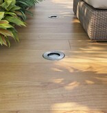 VidaXL LED-Grondspots buiten 3 stuks rond