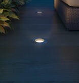VidaXL LED-Grondspots buiten 3 stuks rond