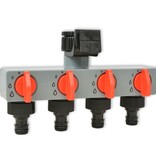 VidaXL Besproeiingstimer automatisch met 4 Stations 3 V
