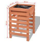 VidaXL Plantenbak 38x36x60 cm hout