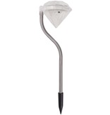 VidaXL Zonne-energie LED tuinlamp 6 stuks 9x7,8x29,5 cm