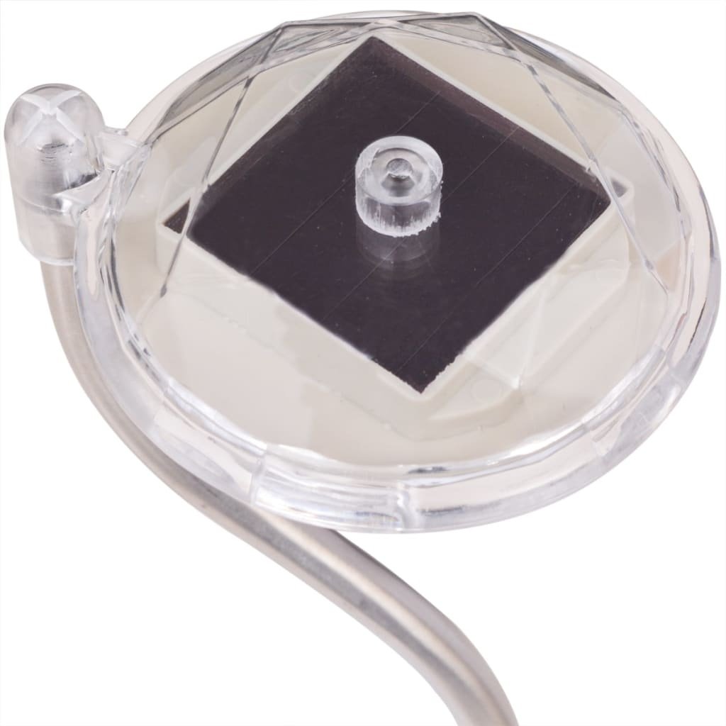 VidaXL Zonne-energie LED tuinlamp 6 stuks 9x7,8x29,5 cm