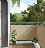 VidaXL Balkonscherm Oxford textiel 75x400 cm beige