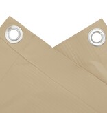 VidaXL Balkonscherm Oxford textiel 75x400 cm beige