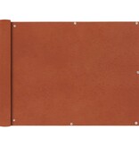 VidaXL Balkonscherm Oxford textiel 90x400 cm terracotta