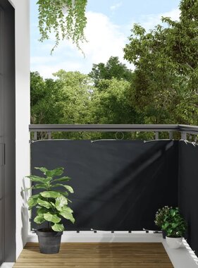 VidaXL Balkonscherm 90x600 cm oxford stof antraciet