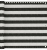 VidaXL Balkonscherm antraciet en wit 90x600 cm HDPE