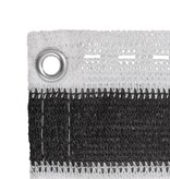 VidaXL Balkonscherm HDPE 75x600 cm antraciet en wit