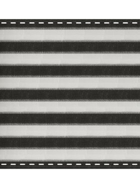 VidaXL Balkonscherm HDPE 75x400 cm antraciet en wit