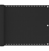 VidaXL Balkonscherm HDPE 75x600 cm antraciet