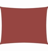VidaXL Zonnescherm rechthoekig 4x6 m oxford stof terracottakleur
