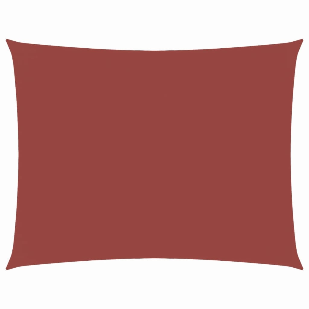 VidaXL Zonnescherm rechthoekig 4x6 m oxford stof terracottakleur