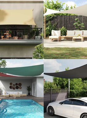 VidaXL Zonnescherm rechthoekig 2x4 m oxford stof terracottakleur