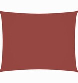 VidaXL Zonnescherm rechthoekig 2x4 m oxford stof terracottakleur