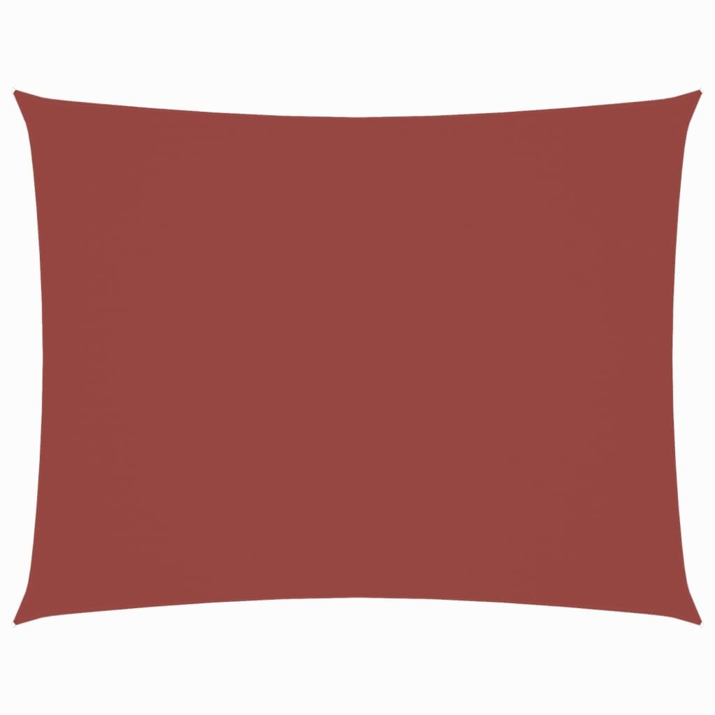 VidaXL Zonnescherm rechthoekig 2x4 m oxford stof terracottakleur